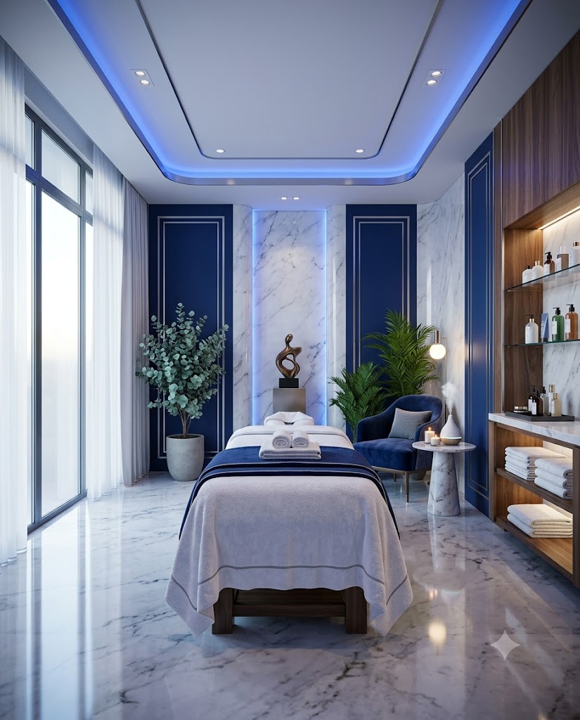 Luxury spa interior Aura Elite Spa Karachi